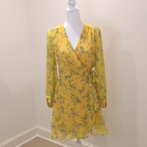 Banana Republic Ruffle-Wrap Dress - Picture 2 of 8